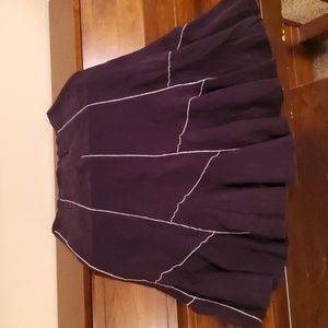 Laura Suede Tulip Skirt
